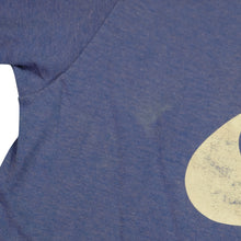 Load image into Gallery viewer, Vintage NIKE Spell Out Swoosh T Shirt 80s Navy Blue XL