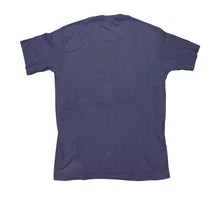 Load image into Gallery viewer, Vintage NIKE Spell Out Swoosh T Shirt 80s Navy Blue XL