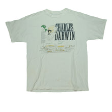 Load image into Gallery viewer, Vintage Charles Darwin T Shirt 90s White