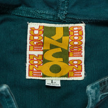 Load image into Gallery viewer, Vintage JNCO Judge None Choose One Striped Denim Jacket 90s Green Black L