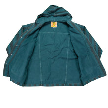 Load image into Gallery viewer, Vintage JNCO Judge None Choose One Striped Denim Jacket 90s Green Black L