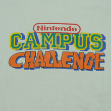 Load image into Gallery viewer, Vintage Nintendo Campus Challenge T Shirt 90s White