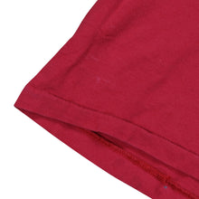 Load image into Gallery viewer, Vintage NIKE P.L.A.Y. Participate In The Lives of America's Youth Spell Out Swoosh T Shirt 80s 90s Red L