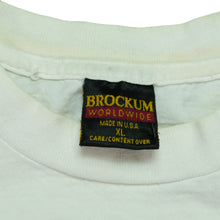 Load image into Gallery viewer, Vintage BROCKUM Rancid Give 'Em The Boot 1994 Tour T Shirt 90s White XL