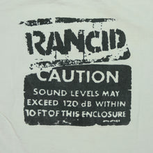 Load image into Gallery viewer, Vintage BROCKUM Rancid Give 'Em The Boot 1994 Tour T Shirt 90s White XL