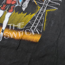 Load image into Gallery viewer, Vintage AC/DC Flick of the Switch Album 1983 Tour Raglan T Shirt 80s Black Blue XL