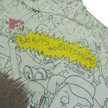 Load image into Gallery viewer, Vintage STANLEY DESANTIS Beavis and Butt-Head 1993 All Over Print T Shirt 90s White XL