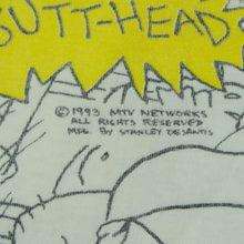 Load image into Gallery viewer, Vintage STANLEY DESANTIS Beavis and Butt-Head 1993 All Over Print T Shirt 90s White XL