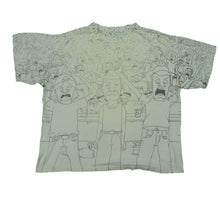 Load image into Gallery viewer, Vintage STANLEY DESANTIS Beavis and Butt-Head 1993 All Over Print T Shirt 90s White XL