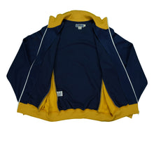 Load image into Gallery viewer, Vintage FRED PERRY Sportswear Crest Full Zip Track Jacket Sweatshirt 90s Blue Yellow S