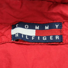 Load image into Gallery viewer, Vintage TOMMY HILFIGER Spell Out Flag Reversible Sailing Jacket 90s Navy Red XL