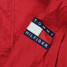 Load image into Gallery viewer, Vintage TOMMY HILFIGER Spell Out Flag Reversible Sailing Jacket 90s Navy Red XL
