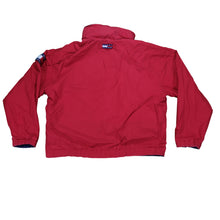 Load image into Gallery viewer, Vintage TOMMY HILFIGER Spell Out Flag Reversible Sailing Jacket 90s Navy Red XL