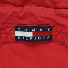 Load image into Gallery viewer, Vintage TOMMY HILFIGER Spell Out Flag Reversible Sailing Jacket 90s Navy Red XL