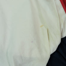 Load image into Gallery viewer, Vintage TOMMY HILFIGER Sailing Gear Spell Out Flag Patch Sleeve Color Block Sailing Jacket 90s Navy Blue Red L