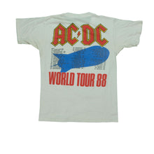 Load image into Gallery viewer, Vintage AC/DC Heatseeker 1988 Tour T Shirt 80s White M