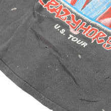 Load image into Gallery viewer, Vintage Neil Young Crazy Horse Band Tour T Shirt 80s Black