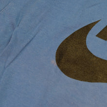 Load image into Gallery viewer, Vintage NIKE Spell Out Swoosh Long Sleeve T Shirt 80s Blue L