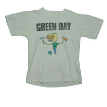 Load image into Gallery viewer, Vintage GIANT Green Day Nimrod Album 1997 Tour T Shirt 90s White M