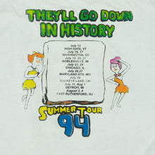 Load image into Gallery viewer, Vintage Grateful Dead Yabba Dabba Doobie Summer 1994 Tour T Shirt 90s White XL