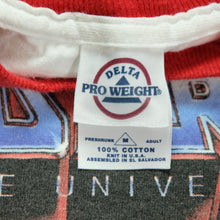 Load image into Gallery viewer, Vintage Masters of the Universe Ringer T Shirt 80s White Red M