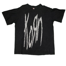 Load image into Gallery viewer, Vintage GIANT Korn Life Is Peachy 1996 Album Tour T Shirt 90s Black XL