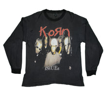 Load image into Gallery viewer, Vintage Korn Issues 1999 Album Tour Long Sleeve T Shirt 90s Black