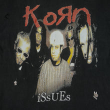 Load image into Gallery viewer, Vintage Korn Issues 1999 Album Tour Long Sleeve T Shirt 90s Black