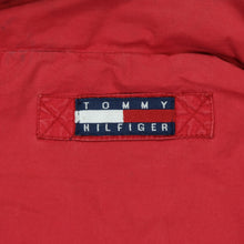 Load image into Gallery viewer, Vintage TOMMY HILFIGER Spell Out Flag Reversible Sailing Jacket 90s Red Navy Blue XL