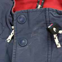 Load image into Gallery viewer, Vintage TOMMY HILFIGER Spell Out Flag Reversible Sailing Jacket 90s Red Navy Blue XL