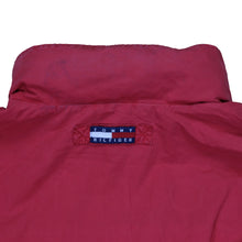 Load image into Gallery viewer, Vintage TOMMY HILFIGER Spell Out Flag Reversible Sailing Jacket 90s Red Navy Blue XL