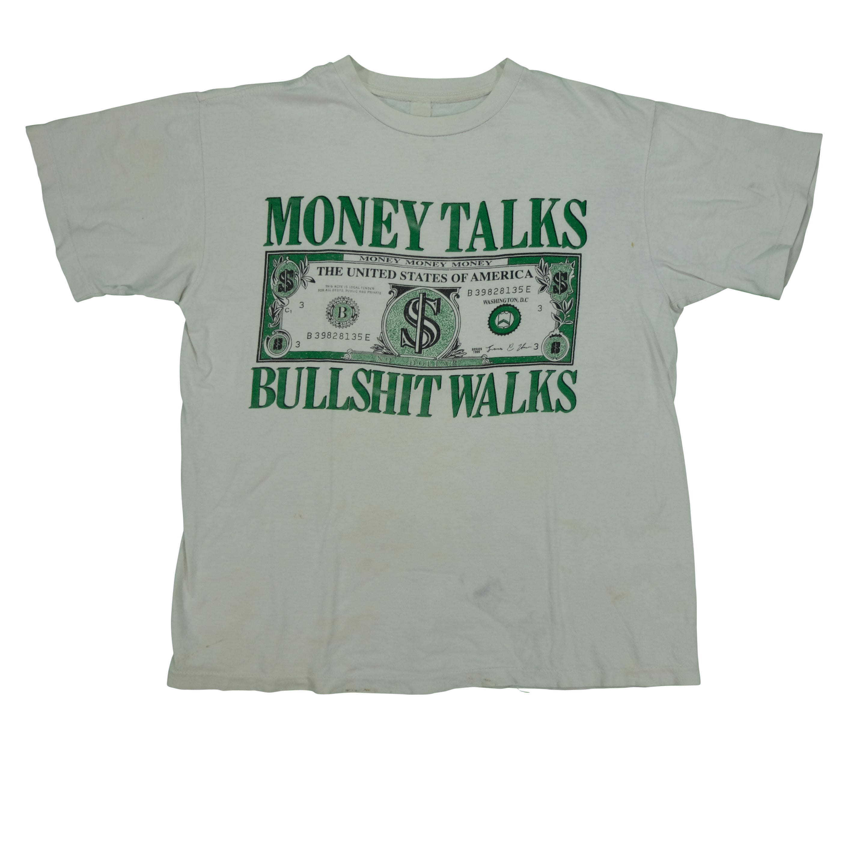 Vintage 1999 Money Talks Bullshit Walks Tee | Reset Vintage Shirts