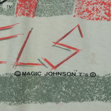 Load image into Gallery viewer, Vintage MAGIC JOHNSON T'S UNLV Runnin' Rebels All Over Print T Shirt 90s White Red L