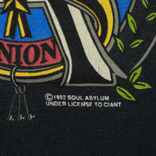 Load image into Gallery viewer, Vintage GIANT Soul Asylum Grave Dancers Union Album 1992 Tour T Shirt 90s Black
