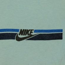Load image into Gallery viewer, Vintage NIKE Billy Idol Spell Out Swoosh Long Sleeve T Shirt 70s 80s Blue S
