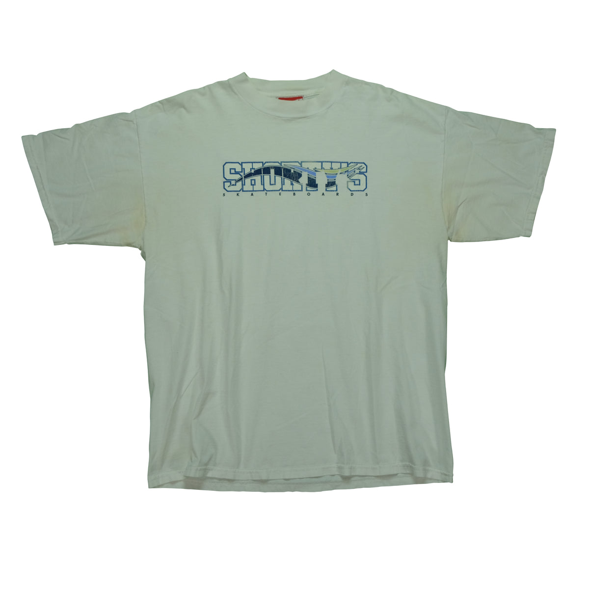 Rare VTG 90s Shortys Hardware Spellout Skateboarding Shirt retailer Gray Short sleeve Tee