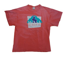 Load image into Gallery viewer, Vintage NIKE Just Do It Spell Out Swoosh Get In Gear 10K Run T Shirt 80s 90s Red XL