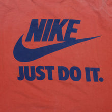 Load image into Gallery viewer, Vintage NIKE Just Do It Spell Out Swoosh Get In Gear 10K Run T Shirt 80s 90s Red XL