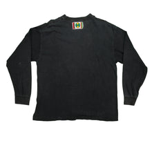 Load image into Gallery viewer, Vintage CROSS COLOURS Think Look Listen Speak Clothing Without Prejudice Long Sleeve T Shirt 90s Black OSFA