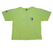 Load image into Gallery viewer, Vintage TOMMY HILFIGER Sailing Gear Spell Out Flag Pocket T Shirt 90s Yellow 2XL
