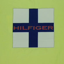 Load image into Gallery viewer, Vintage TOMMY HILFIGER Sailing Gear Spell Out Flag Pocket T Shirt 90s Yellow 2XL
