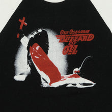 Load image into Gallery viewer, Vintage Ozzy Osbourne Blizzard of Ozz Album 1981 Tour T Shirt 80s Black White