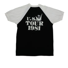 Load image into Gallery viewer, Vintage Ozzy Osbourne Blizzard of Ozz Album 1981 Tour T Shirt 80s Black White