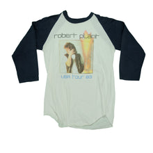 Load image into Gallery viewer, Vintage SCREEN STARS Robert Plant Principle of Moments Album 1983 USA Tour Raglan T Shirt 80s White Black L