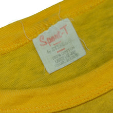 Load image into Gallery viewer, Vintage Attack of the Killer Tomatoes 1978 Film Promo T Shirt 70s Yellow L