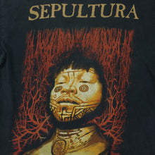 Load image into Gallery viewer, Vintage BLUE GRAPE Sepultura Roots Album 1996 Tour T Shirt 90s Black