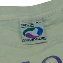 Load image into Gallery viewer, Vintage LIQUID BLUE Grateful Dead Chicago Blues Skeleton 1995 T Shirt 90s White XL