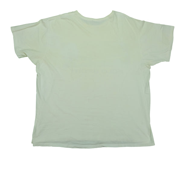 Vintage POLO SPORT Ralph Lauren Spell Out Windsurfing T Shirt 90s White 2XL