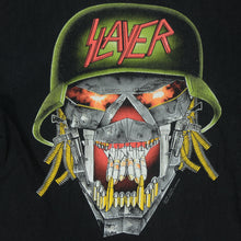 Load image into Gallery viewer, Vintage BROCKUM Slayer Decade of Aggression 1991 Live Album T Shirt 90s Black