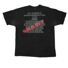 Load image into Gallery viewer, Vintage Van Morrison Sold Out North American 1993 Tour T Shirt 90s Black XL